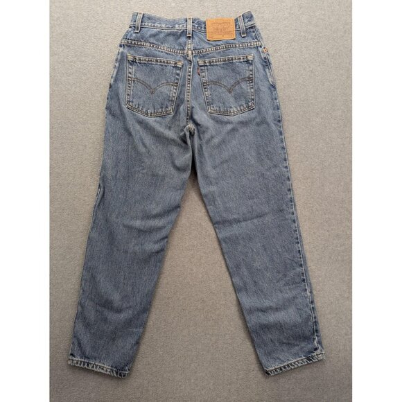 Vintage Levi's 550 Jeans Womens 10 Short Blue Relaxed Fit Tapered Leg Denim Y2K - Picture 9 of 15